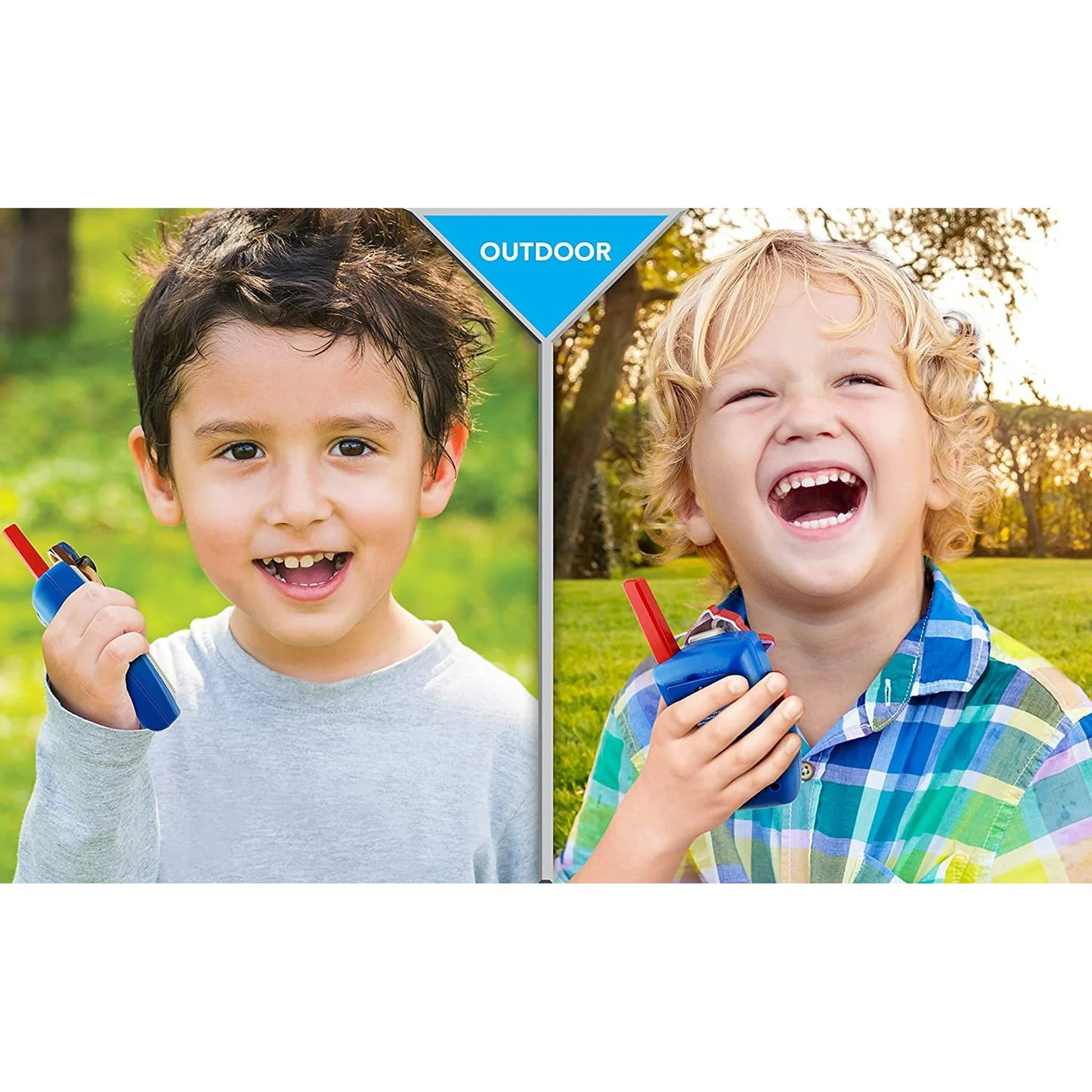 Paw Patrol Walkie Talkies, Marshall & Chase Set of 2 - Push to Talk Button for Children Ages 3+
