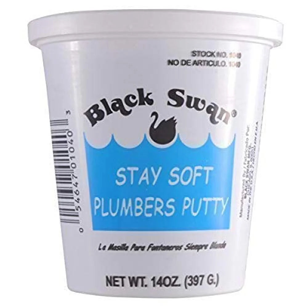 Black Swan Manufacturing 139204036 14 oz 01040 Stay Soft Plumbers Putty