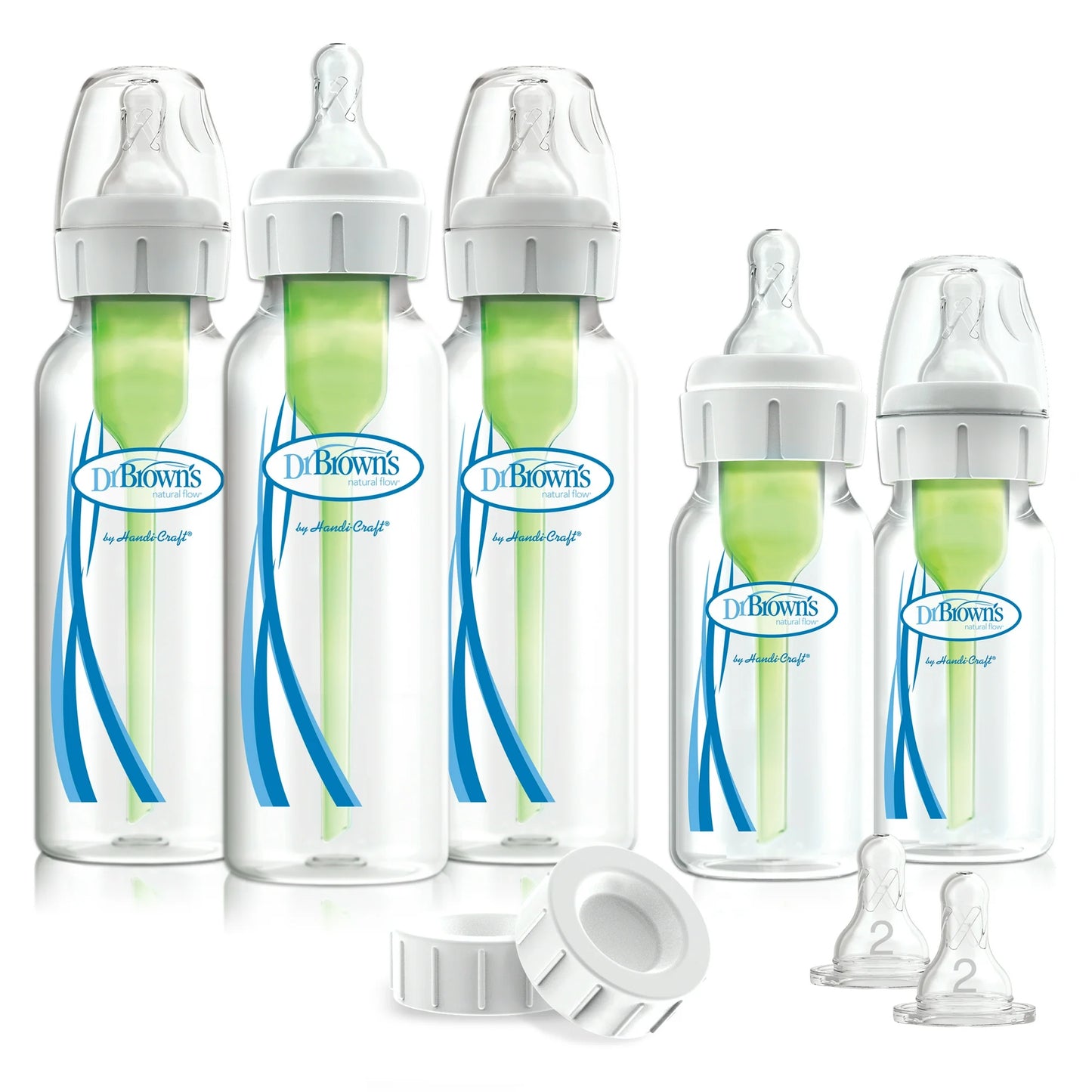 Dr. Brown’s Natural Flow Options+ Anti-colic Baby Bottles Newborn Feeding Set