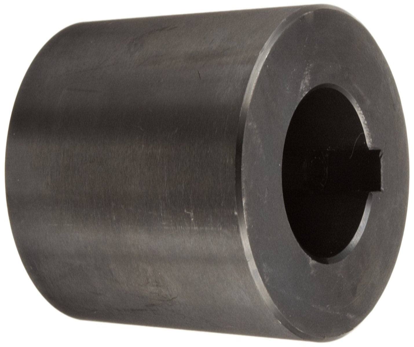 Part RC-100-KW Mild Steel, Black Oxide Plating Rigid Coupling, 1 inch bore, 2 inch OD, 3 inch Length, 5/16-18 x 1/2 Set Screw