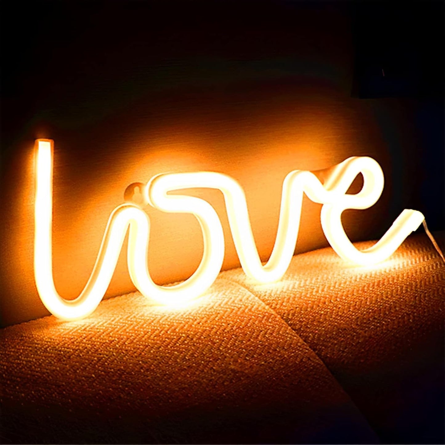 LOVE Neon Sign – LED Wall Light for Home Decor, Bedroom, Wedding, or Party Display