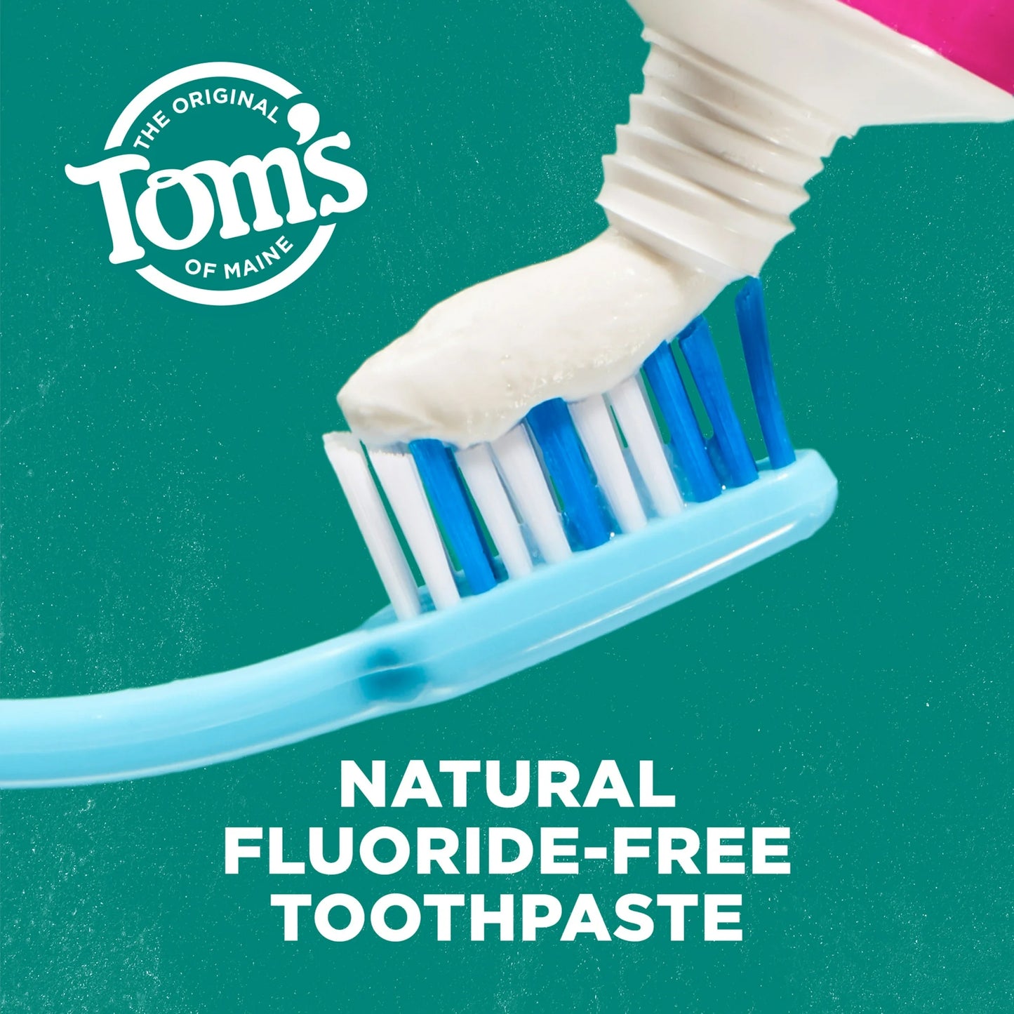 Tom’s of Maine Antiplaque and Whitening Fluoride Free Toothpaste, Peppermint, 4.5 Oz