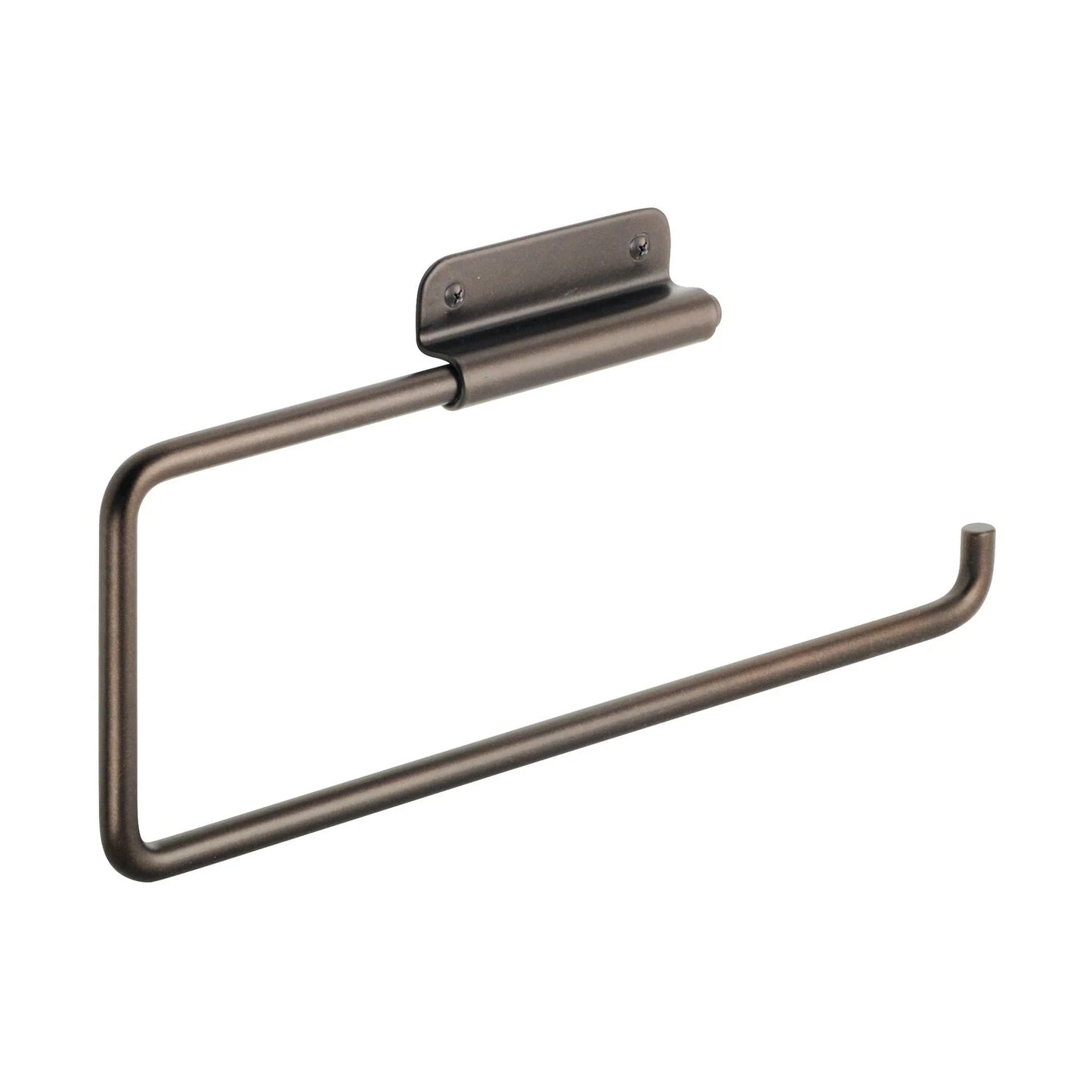 iDesign Swivel Paper Towel Holder for Kitchen, Wall Mount, Under Cabinet, Bronze
