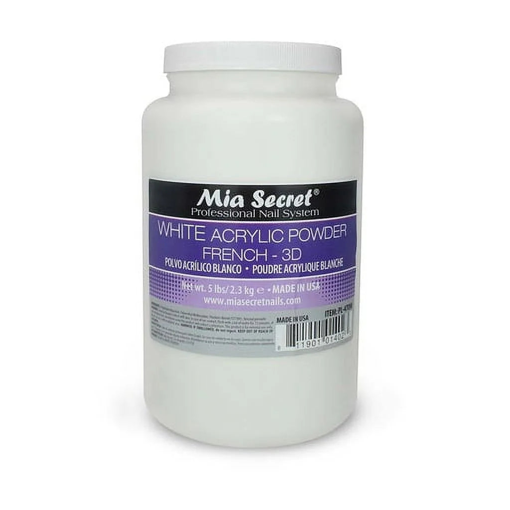 White Acrylic Nail Powder 5 lbs.