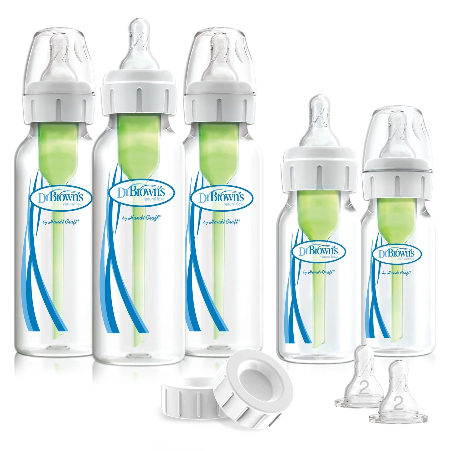 Dr. Brown’s Natural Flow Options+ Anti-colic Baby Bottles Newborn Feeding Set