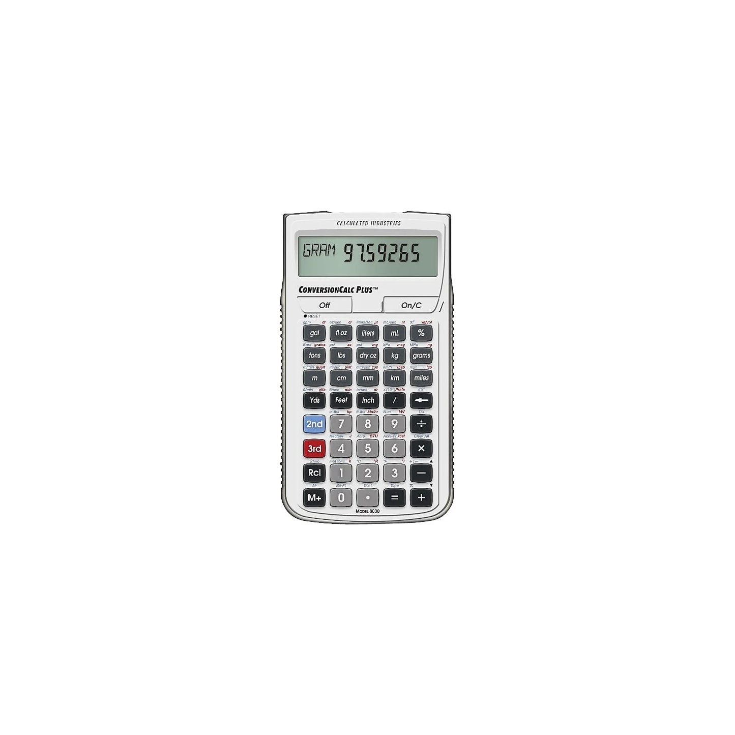 Calculated Industries 8030 ConversionCalc Pro β 14-Digit Scientific Conversion Calculator | 500+ Unit Conversions, Slide Cover, Battery Powered