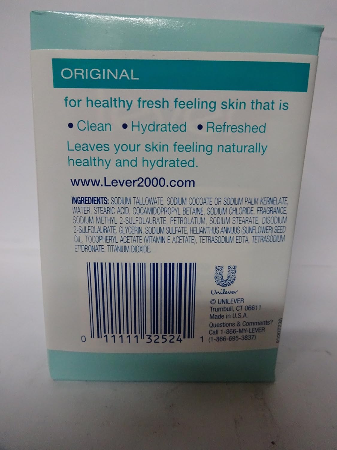 Lever 2000 Bar Soap, Original, 3.75 oz