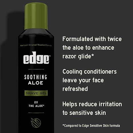 Edge - Soothing Aloe Shaving Gel - 7 Oz