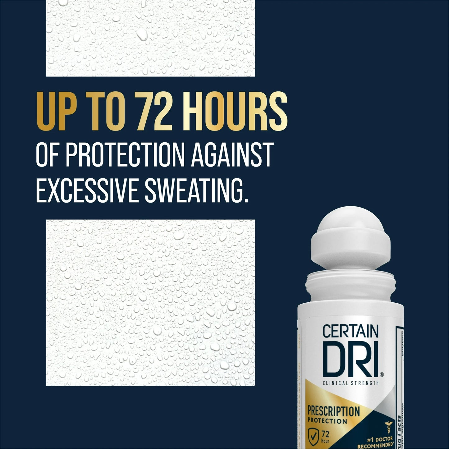 Certain Dri Prescription Strength Clinical Antiperspirant, Roll-On, 1.2 fl oz