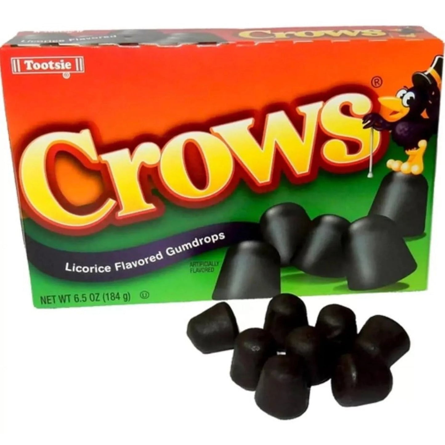 Crows Licorice Flavored Gumdrops - 6.5-oz. Theater Box