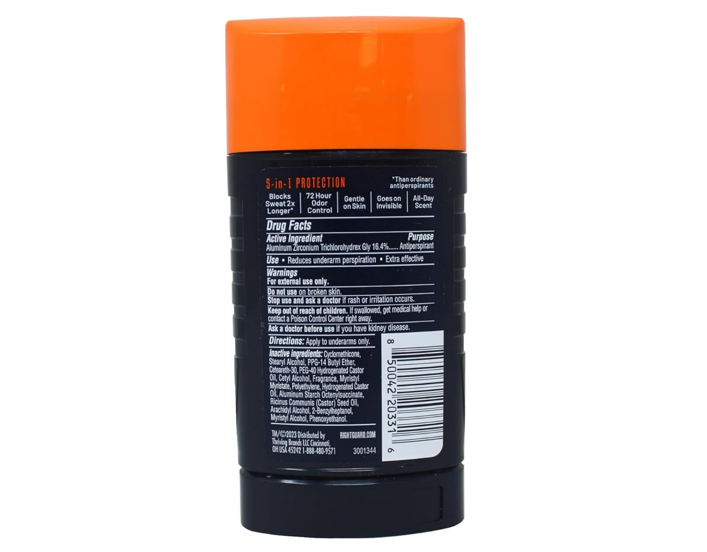 Right Guard Xtreme Defense Antiperspirant Deodorant Arctic Refresh All-Day Scent 2.6 oz