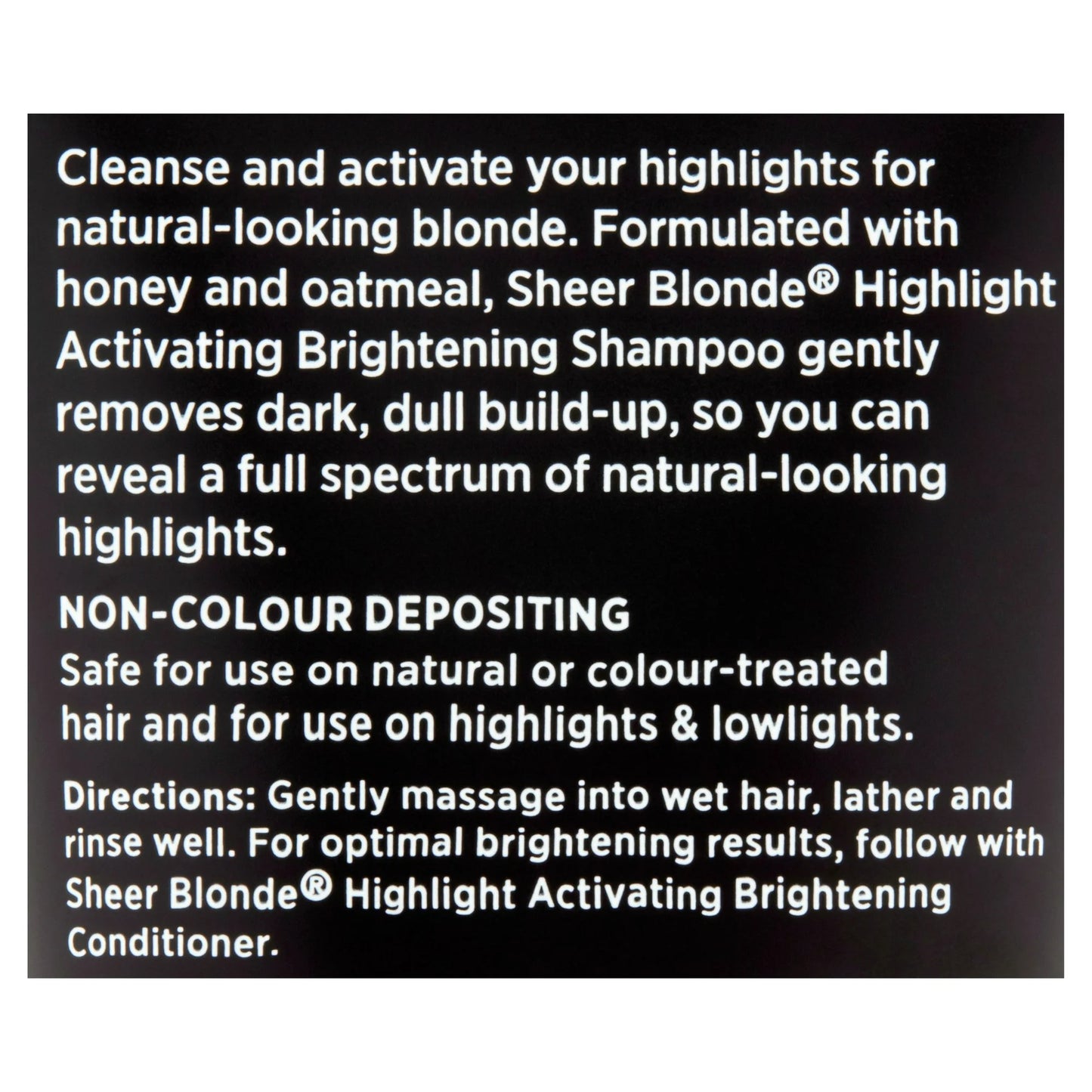 John Frieda Sheer Blonde Highlight Activating Brightening Shampoo, Darker Blondes, 8.45 Fl Oz