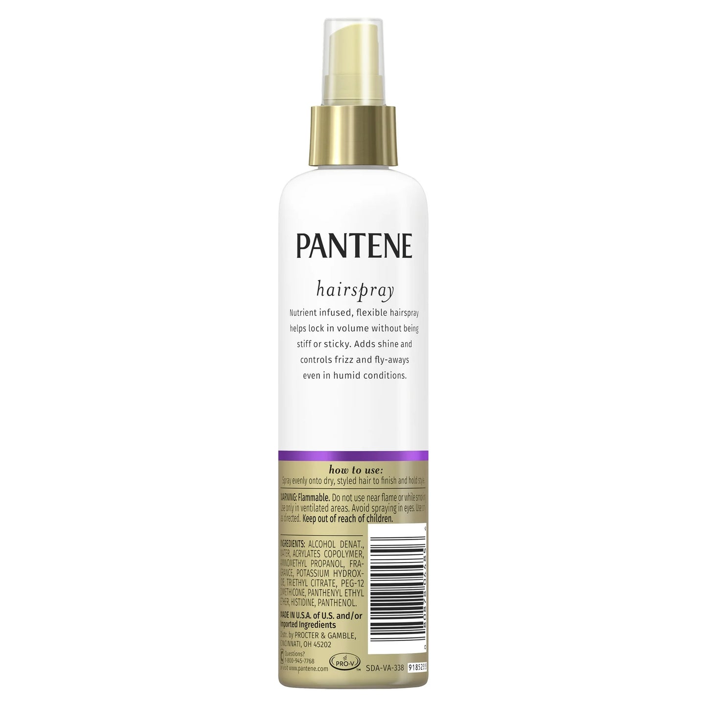 Pantene Pro-V Texturizing Volumizing Hair Spray, Non-Aerosol, 8.5 fl oz