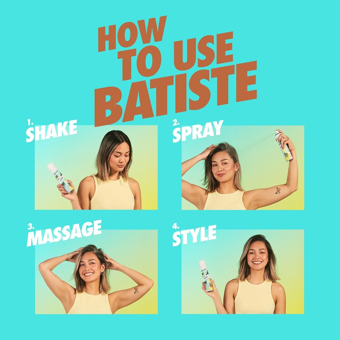 Batiste 3 Piece Dry Shampoo Set, Original
