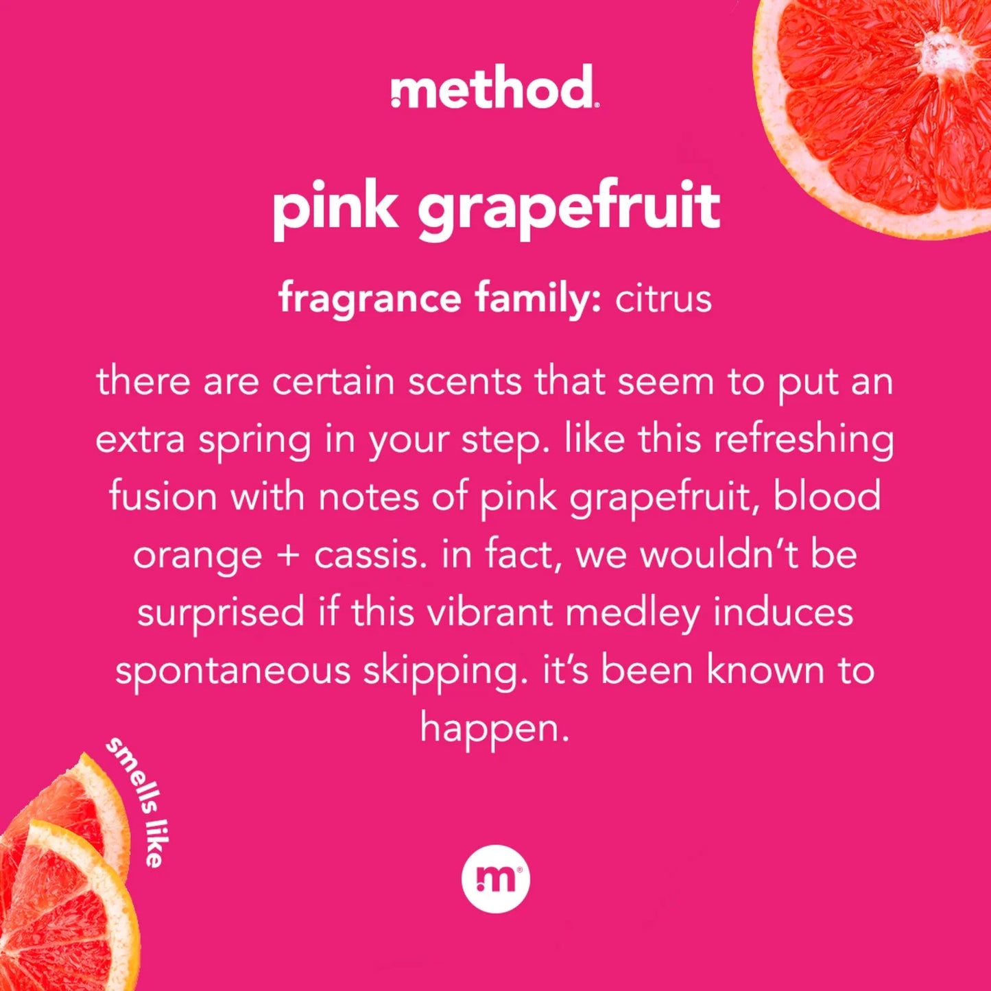 Method Gel Hand Soap, Pink Grapefruit, 12 Ounce