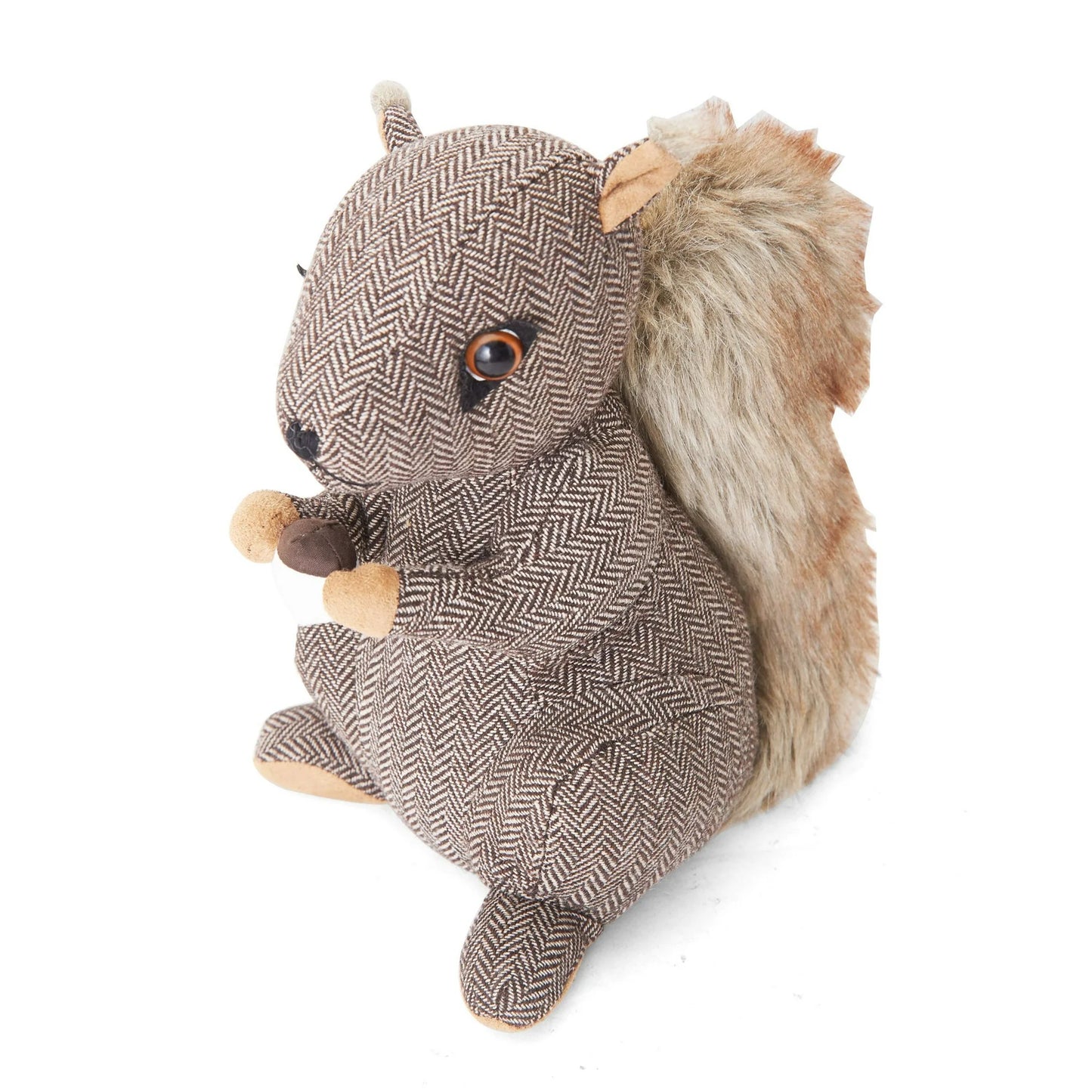 Elements Brown Polyester Squirrel Door Stopper, 10-inch
