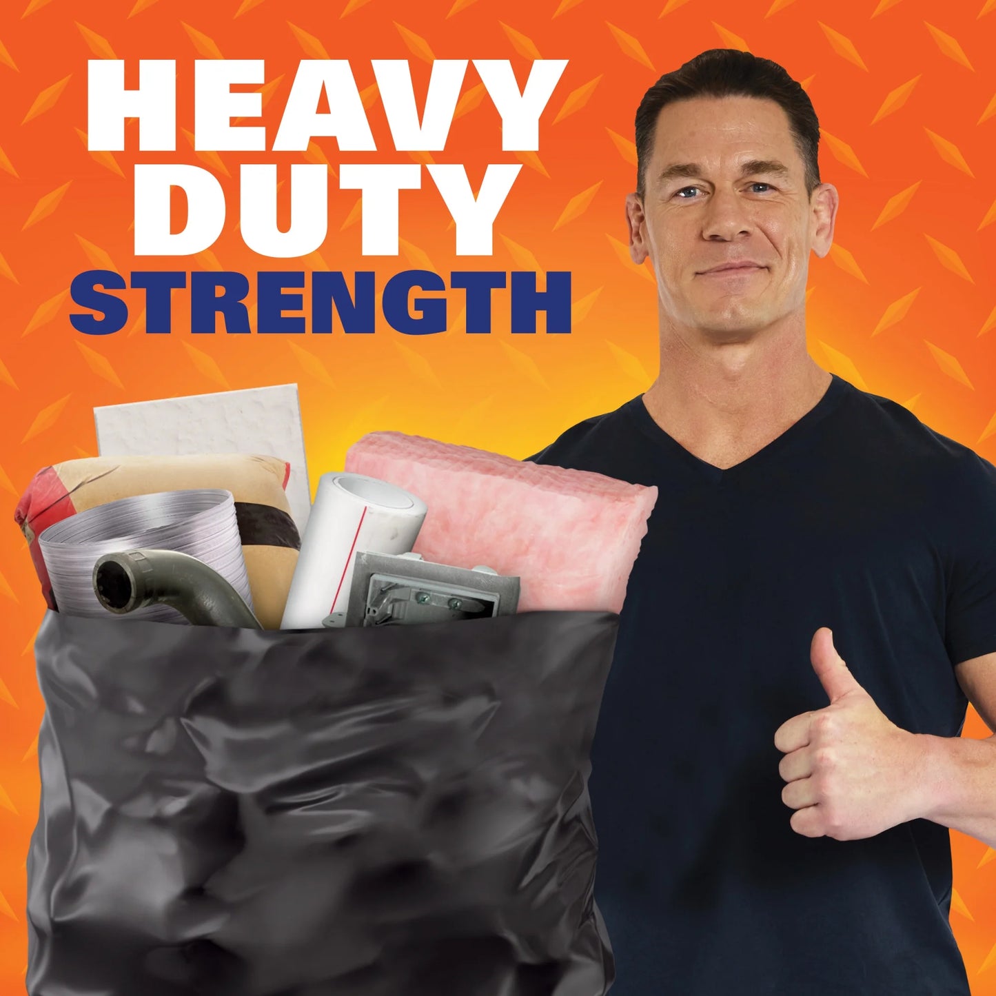 Hefty Heavy Duty Contractor Large Trash Bags, 45 gallon, 20 Count