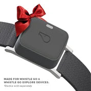 Whistle Small Twist & Go Pet Tracking Collar Compatible With Whistle GO Explore Dog GPS Tracker Device, Gray