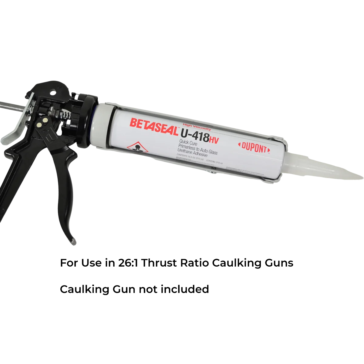 Dow Betaseal Auto Glass High Viscosity Urethane, Adhesive, - Primerless U