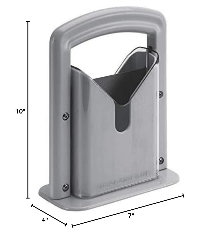 Winco BGS-1 Commercial Manual Bagel Slicer, Gray