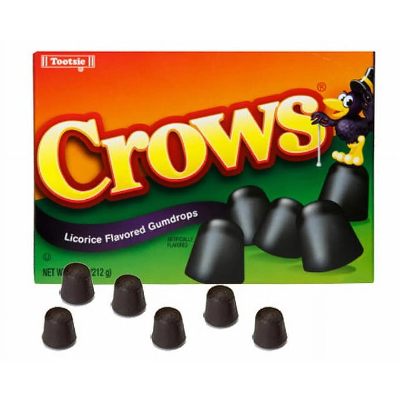 Crows Licorice Flavored Gumdrops - 6.5-oz. Theater Box