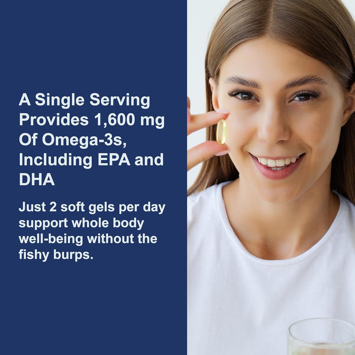 Carlson - Elite Omega-3 Gems, 1600 mg Omega-3 Fatty Acids Including EPA and DHA, Norwegian, Wild-Caught Fish Oil Supplement, Sustainably Sourced Omega 3 Fish Oil Capsules, Lemon, 240 Softgels