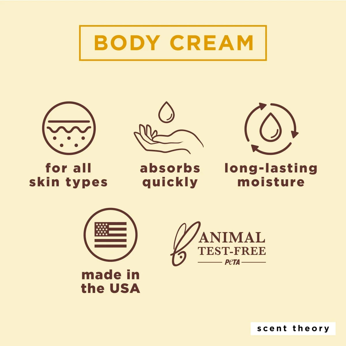 Scent Theory Hand and Body Cream with Shea Butter for All Skin Types, Shooting Star, 8 oz