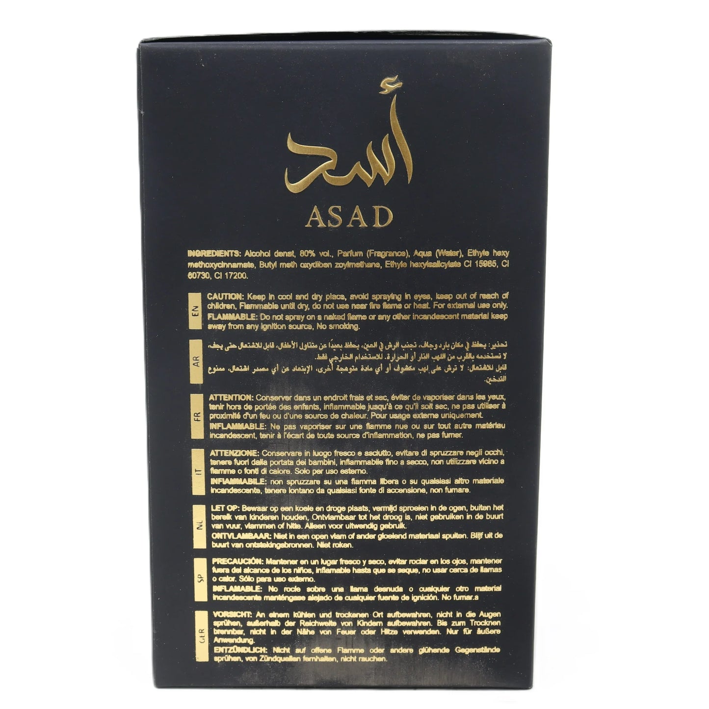 Lattafa Asad , 3.4 oz EDP Spray