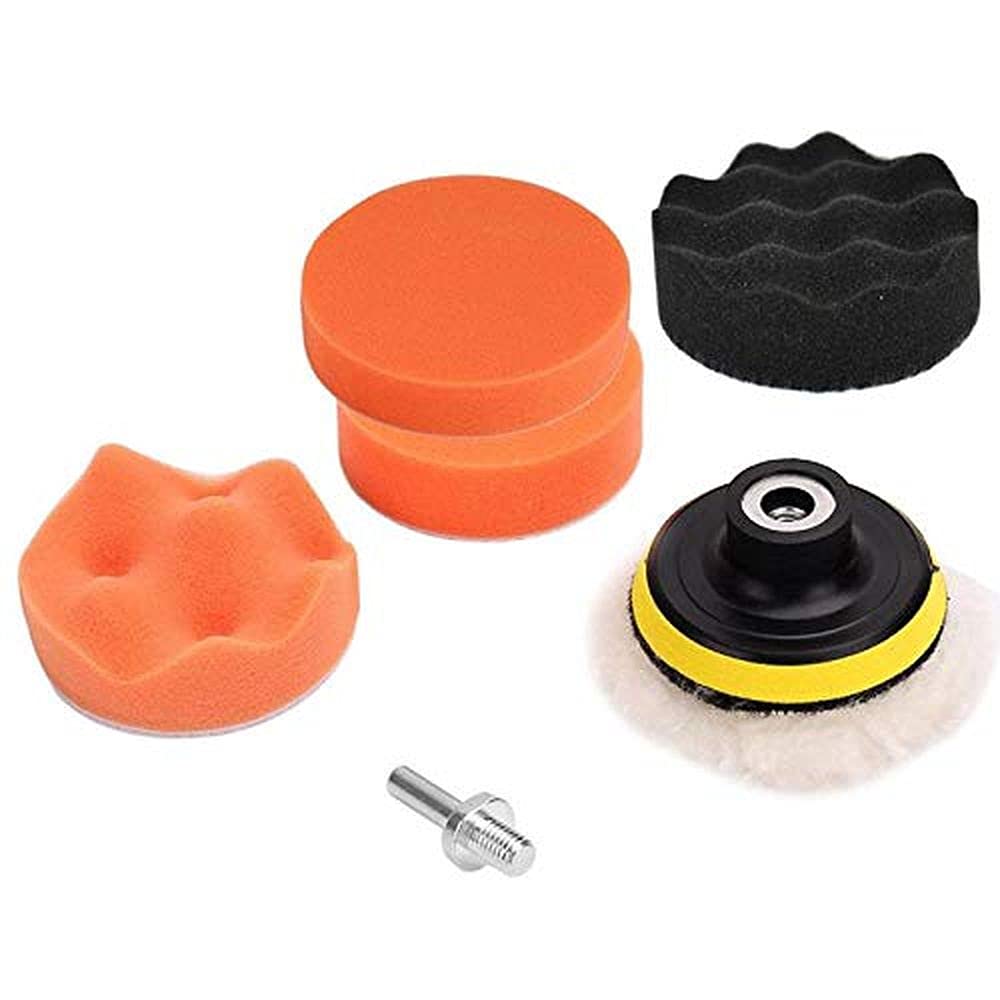 11 Pcs Car Buffing Pads Sponge Kit Polishing Buffer Set