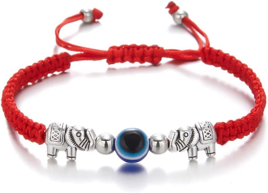 Fashion Adjustable Bracelet Creative New Blue Eye Bracelet Evil Eye Red Rope Braided Bracelet