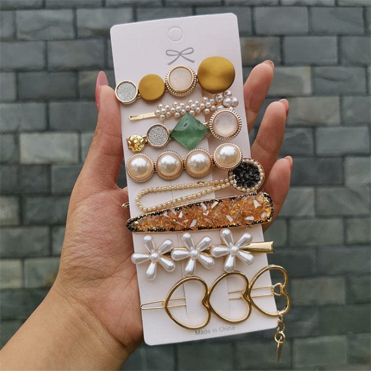 Pearl Hair Clip Set – Fairy Bangs & Headdress Clips