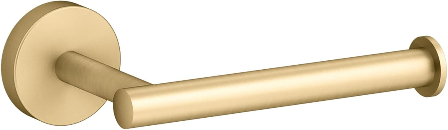 Modern Gold Chrome Toilet Roll Holder Wall Mounted Bathroom Toilet Tissue