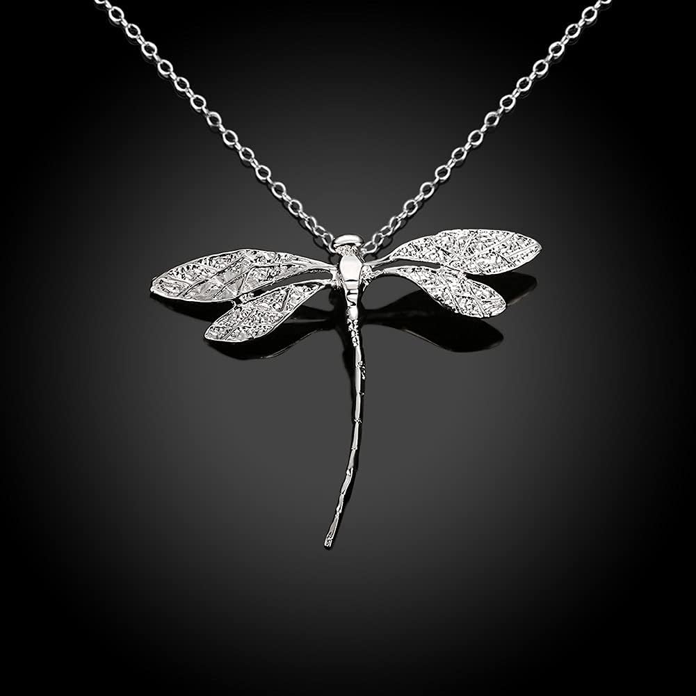 Silver Dragonfly Necklace – Simple Nature-Inspired Jewelry