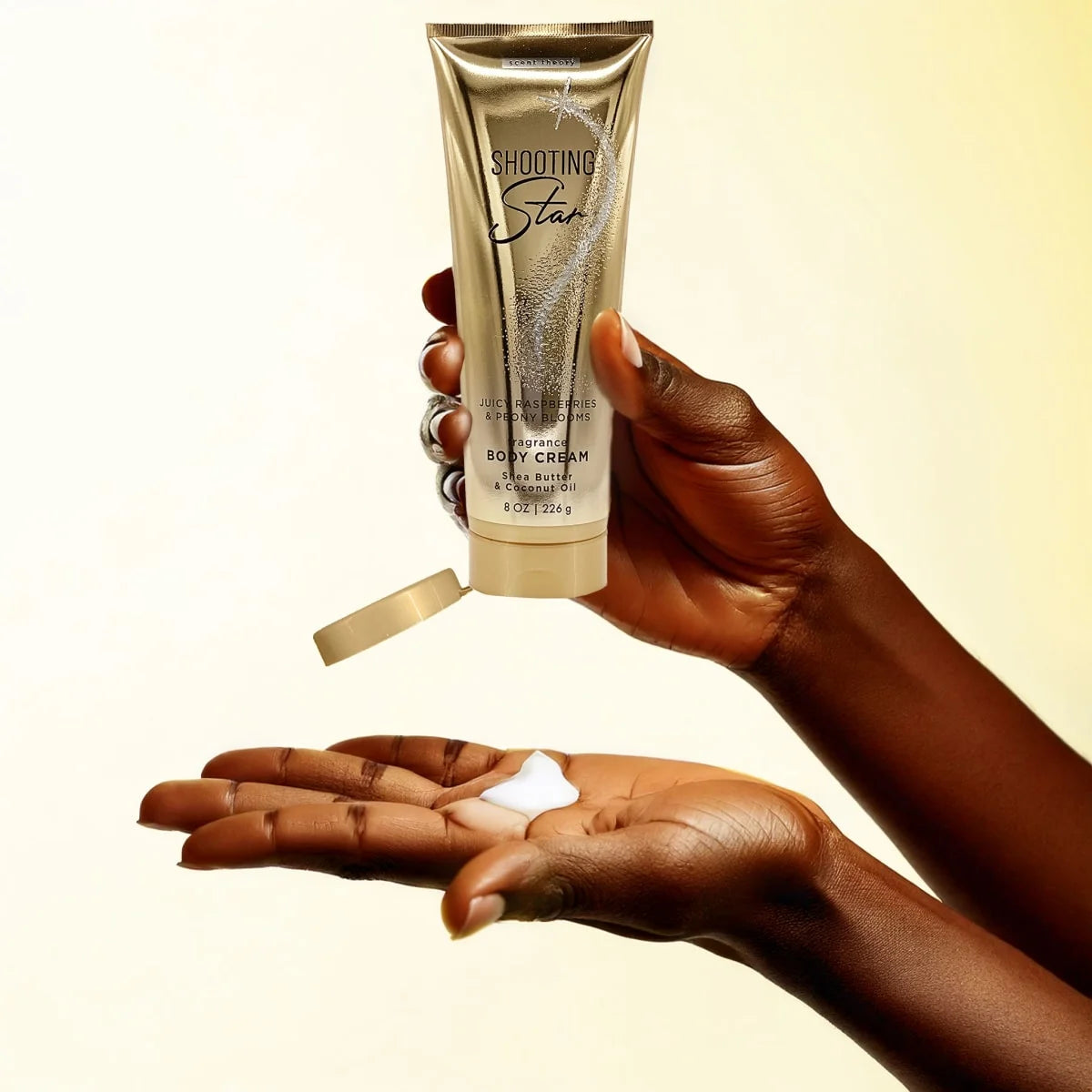 Scent Theory Hand and Body Cream with Shea Butter for All Skin Types, Shooting Star, 8 oz