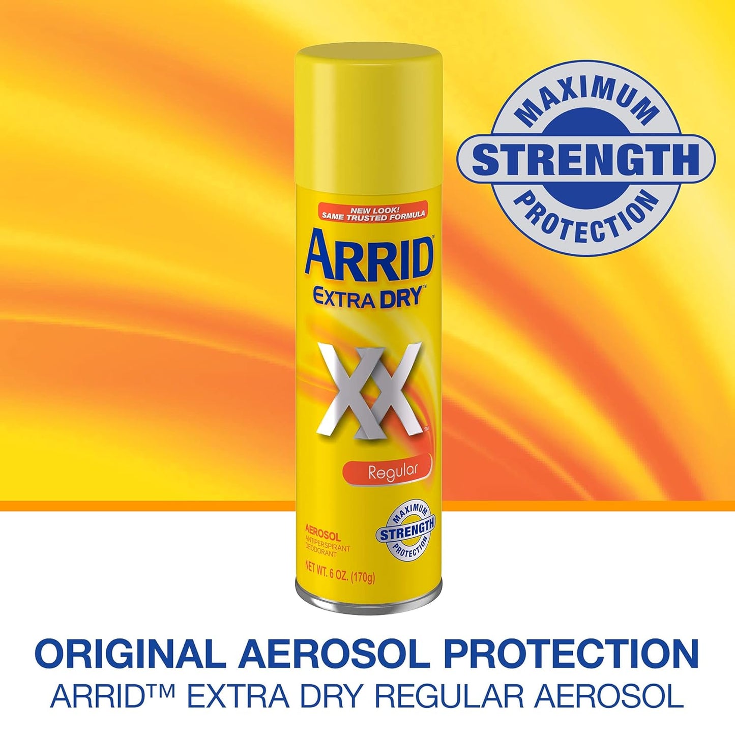 ARRID XX Anti-Perspirant & Deodorant Spray, Regular - 6 oz