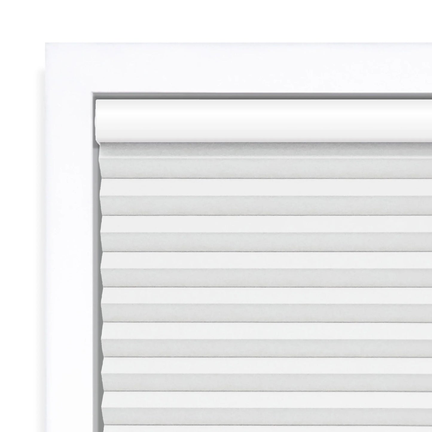 Mainstays Cordless Polyester Blackout Cellular Shade, 1-Piece, White, 36" W x 72" L