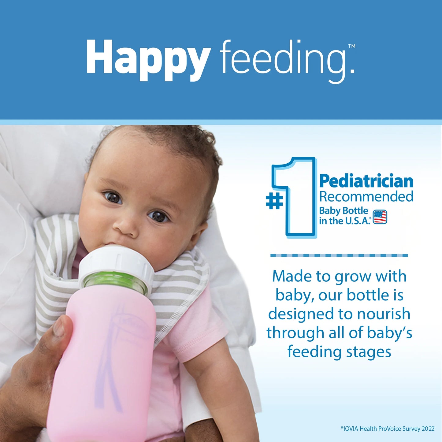 Dr. Brown's Anti-Colic Options+ Wide-Neck Glass Baby Bottle, 9 oz/270 ml, Slow Flow Nipple, BPA Free, 0m+ 2 Pack