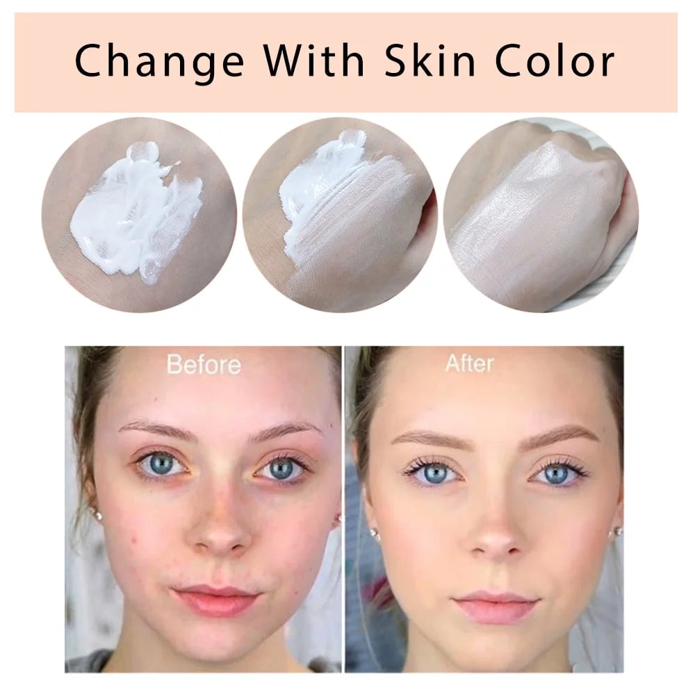Color Changing Foundation by TLM, Liquid Foundation Makeup, All Day Flawless Age Defying, Hides Wrinkles & Lines, Sensitive Skin Safe, 1 Fl.Oz