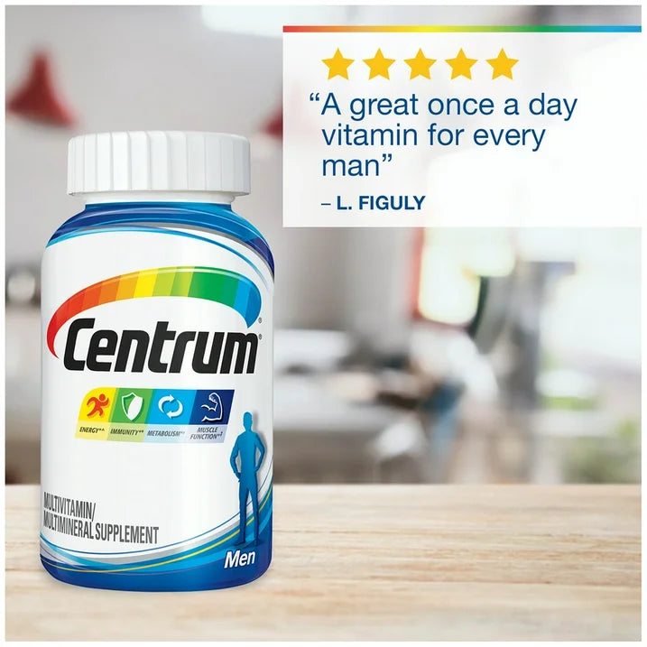 Centrum Multivitamins for Men, Multivitamin/Multimineral Supplement - 250 Count