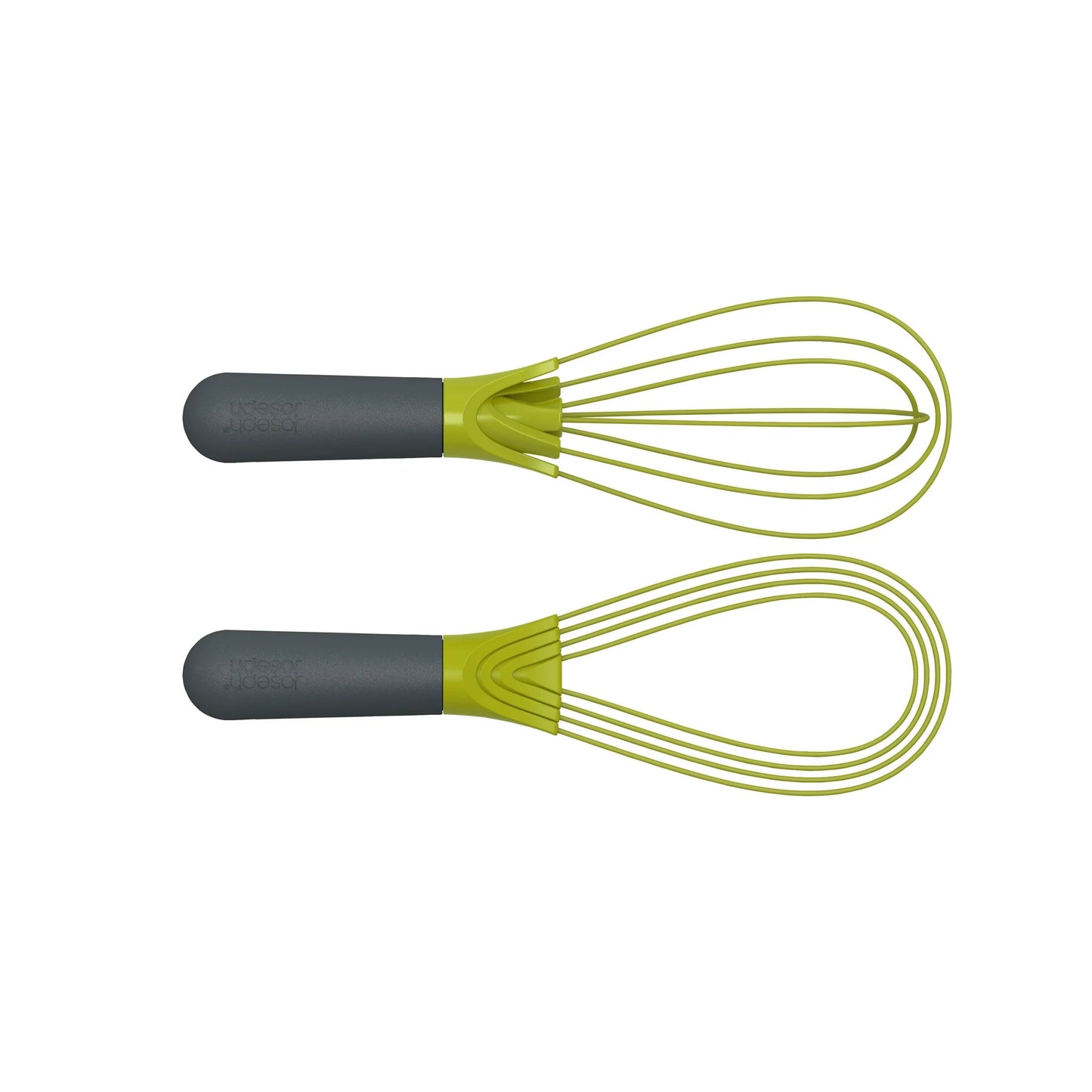 Joseph Joseph Twist Whisk 2-In-1 Collapsible Balloon and Flat Whisk Silicone Coated Steel Wire