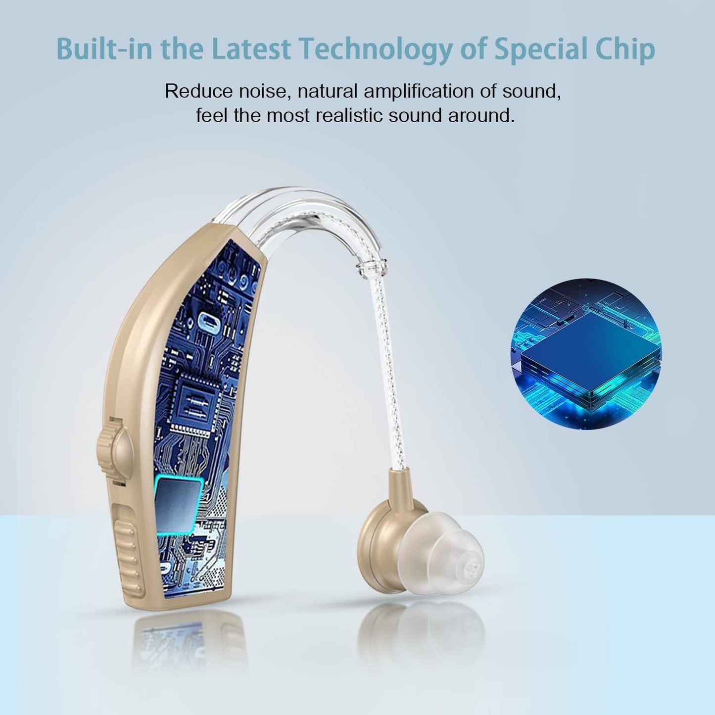 Hearing Aids Hearing Amplifiers for Seniors Rechargeable with Noise Cancelling