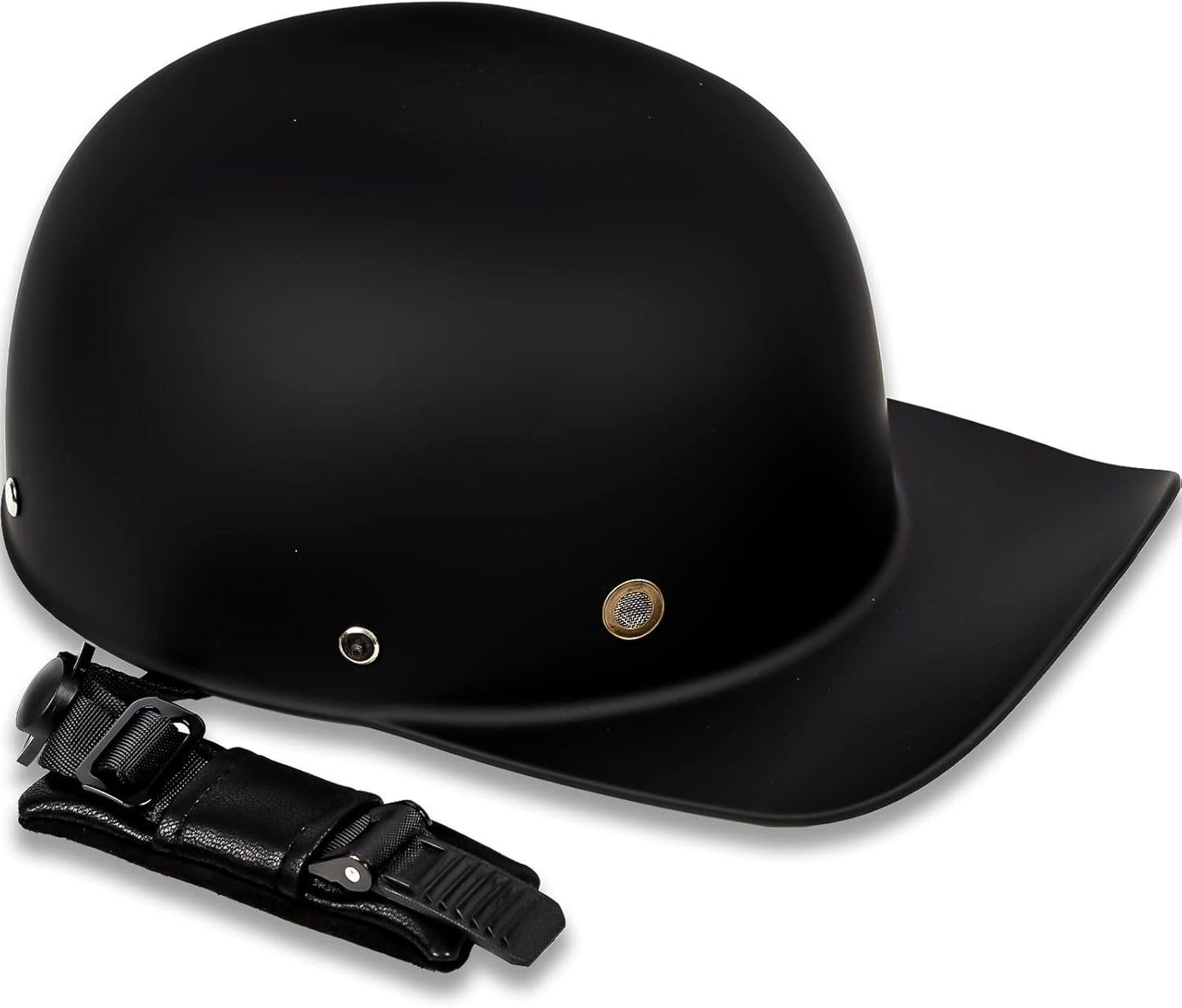 Baseball Style Cap Retro Motorcycle Helmet Unisex-Adult - DOT Approved