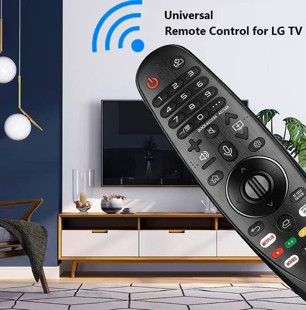 Universal Replacement Remote Control for LG TV AKB75855501 Remote, Compatible with All LG TV Models, AN-MR20GA AN-MR600G AN-MR650G ANMR650A