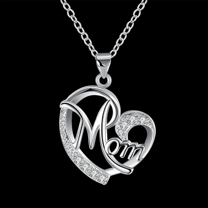 New Fashion Creative Mothers Day Gift Mom Diamond Necklace