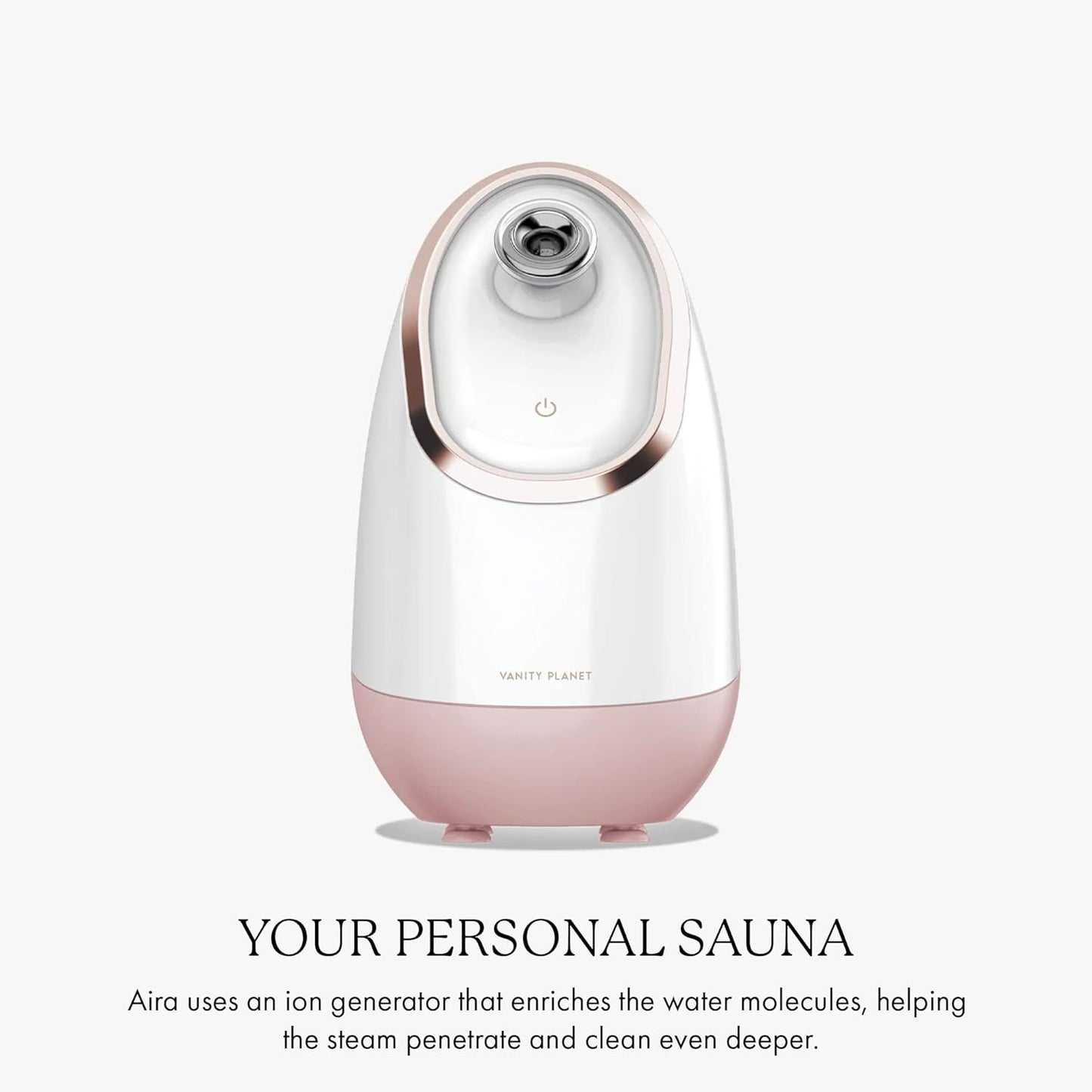 Vanity Planet Aira Ionic Facial Steamer (Rose Gold)