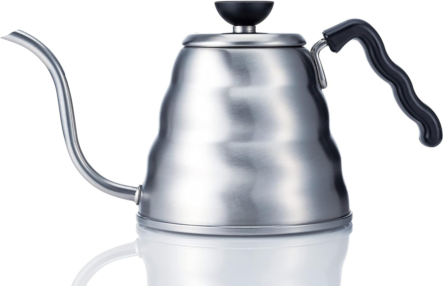 Drip Kettle Stovetop Gooseneck Coffee Kettle 1.2L, Stainless Steel, Silver