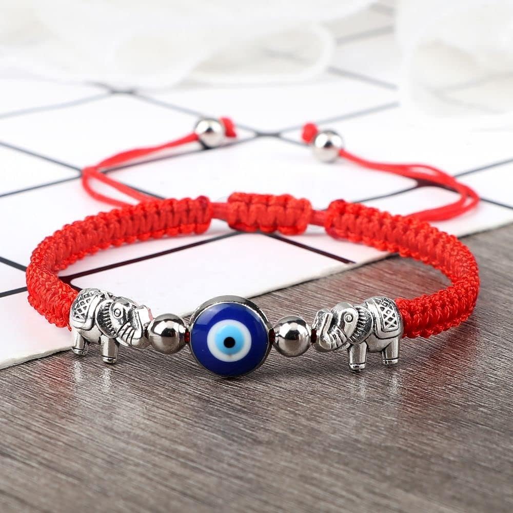 Fashion Adjustable Bracelet Creative New Blue Eye Bracelet Evil Eye Red Rope Braided Bracelet