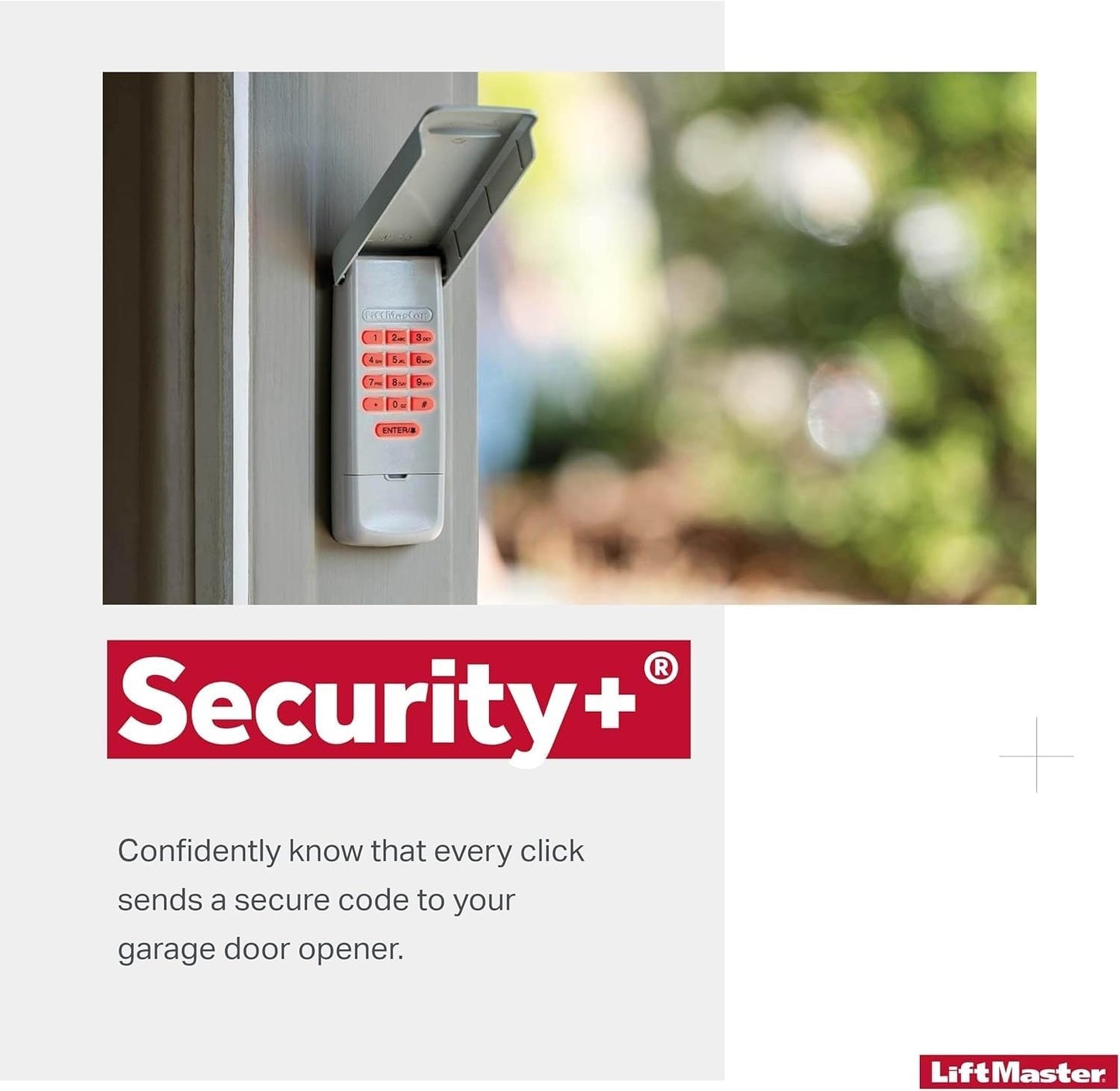 LiftMaster 878MAX Wireless Keypad – Keyless Garage Door Entry System Compatible with LiftMaster Openers (Security+ 390/315 MHz & Security+ 2.0)