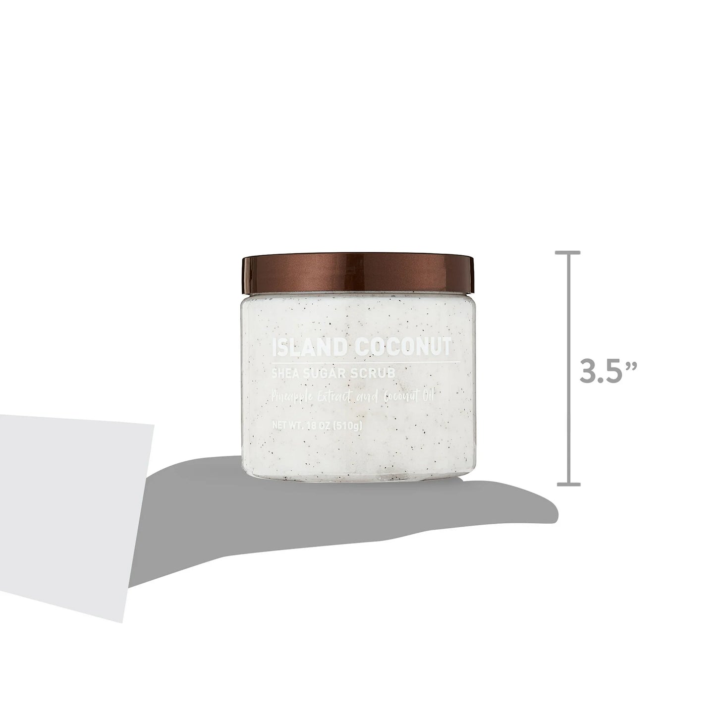 Walmart Shea Sugar Scrub, Island Coconut, 18 oz