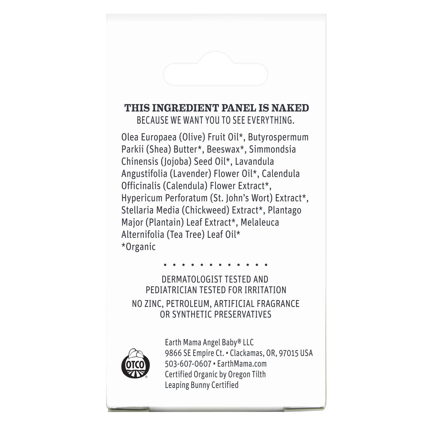 Earth Mama Baby Organic Non-GMO Diaper Balm for Tender Behinds, Zinc-Free, 2 fl oz